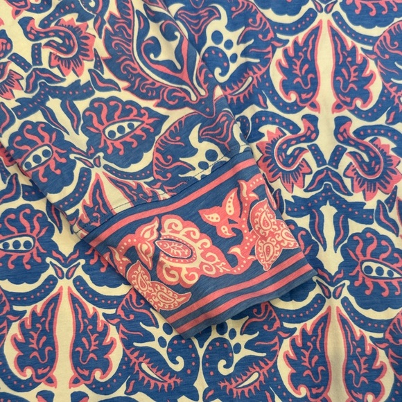 COOLIBAR Blue and Pink Patterned Dress~ NWOT - Picture 3 of 6